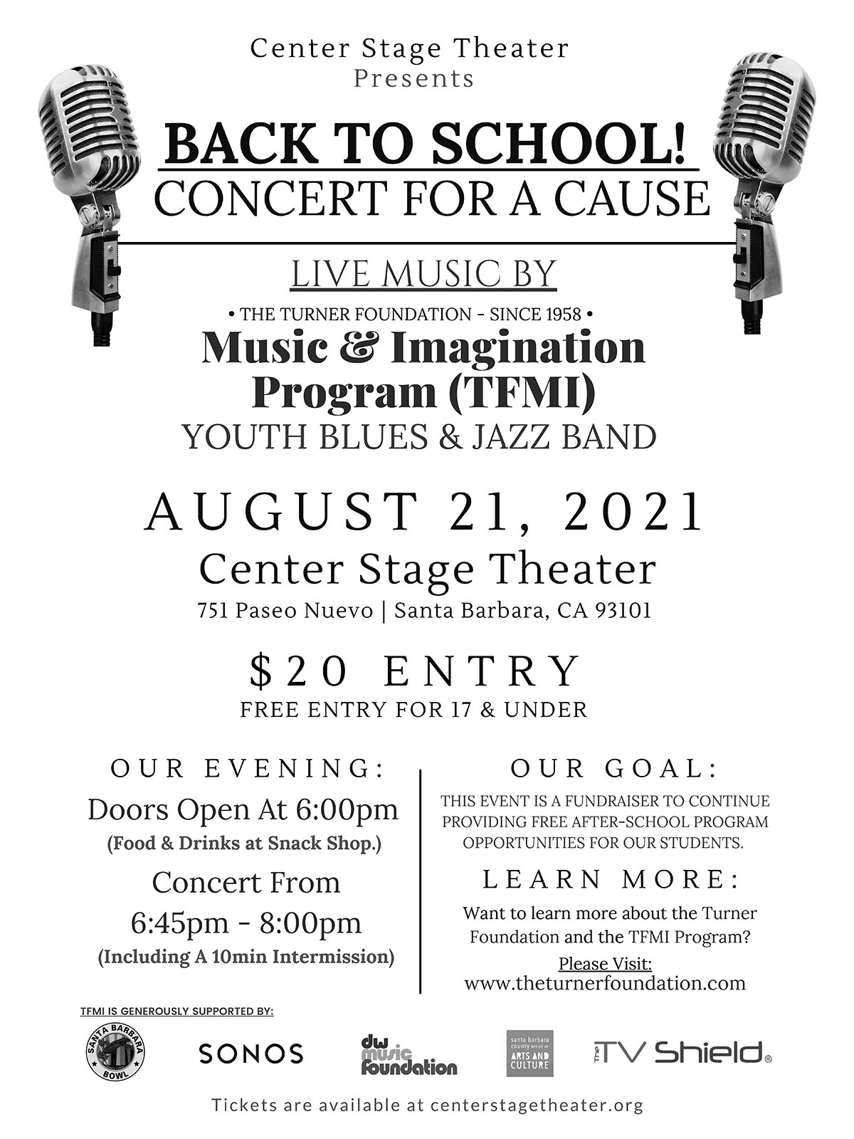 Back to School Concert for a Cause